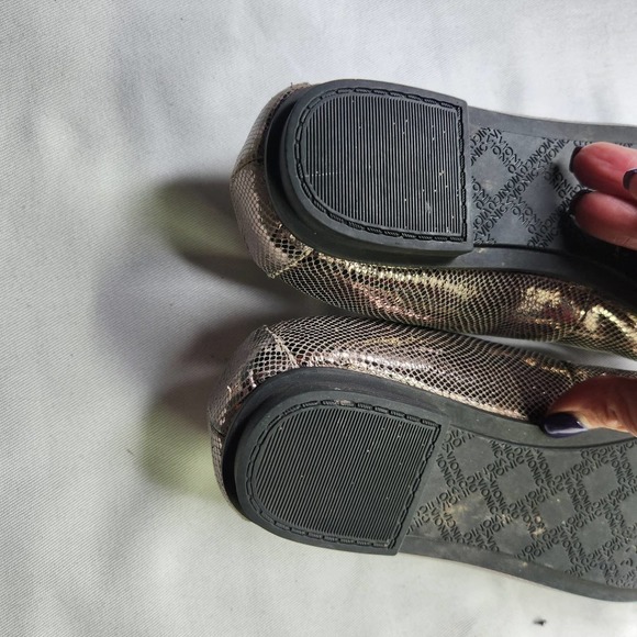 Vionic Allora Ballet Flat Orthotic Shoes Womens Size 7.5 gray Bronze Leather - Picture 11 of 11